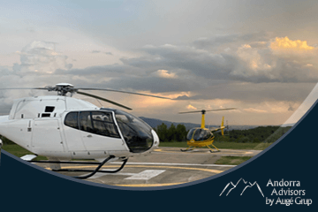 Helicab taxi helicoptero andorra
